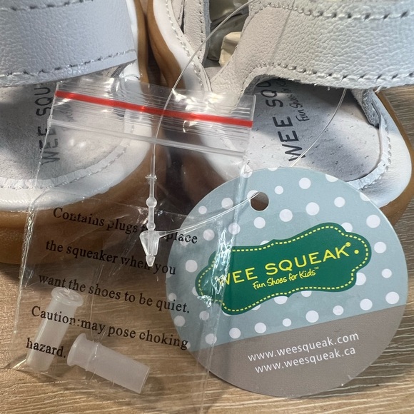 Wee Squeak Emma White Sandals - Picture 3 of 4